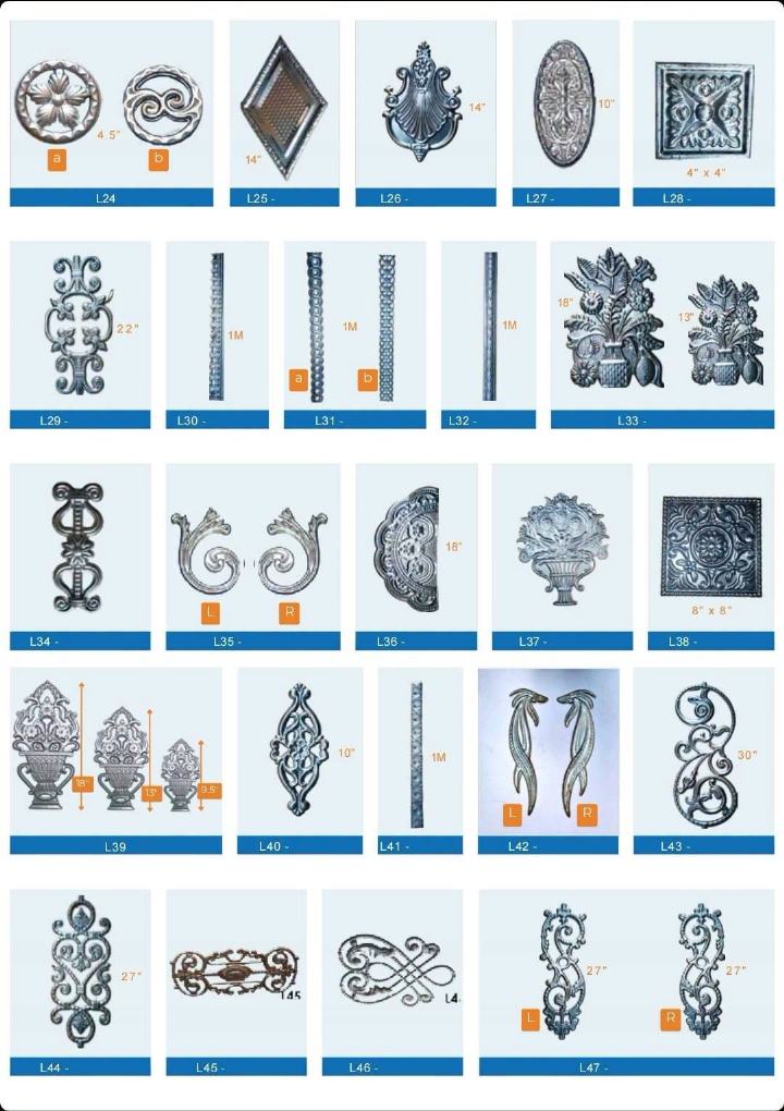 Cast Steel Leaves & Gate Ornaments (L-Series) — photo 2