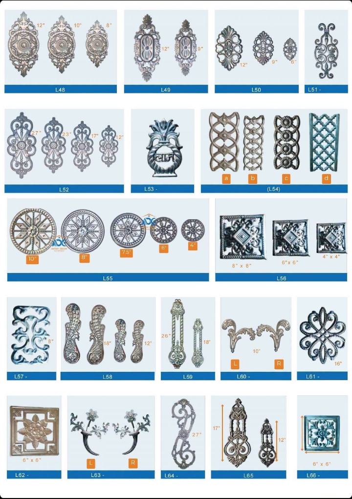 Cast Steel Leaves & Gate Ornaments (L-Series) — photo 3