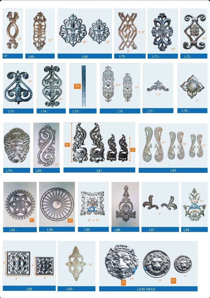 Cast Steel Leaves & Gate Ornaments (L-Series) — photo 4