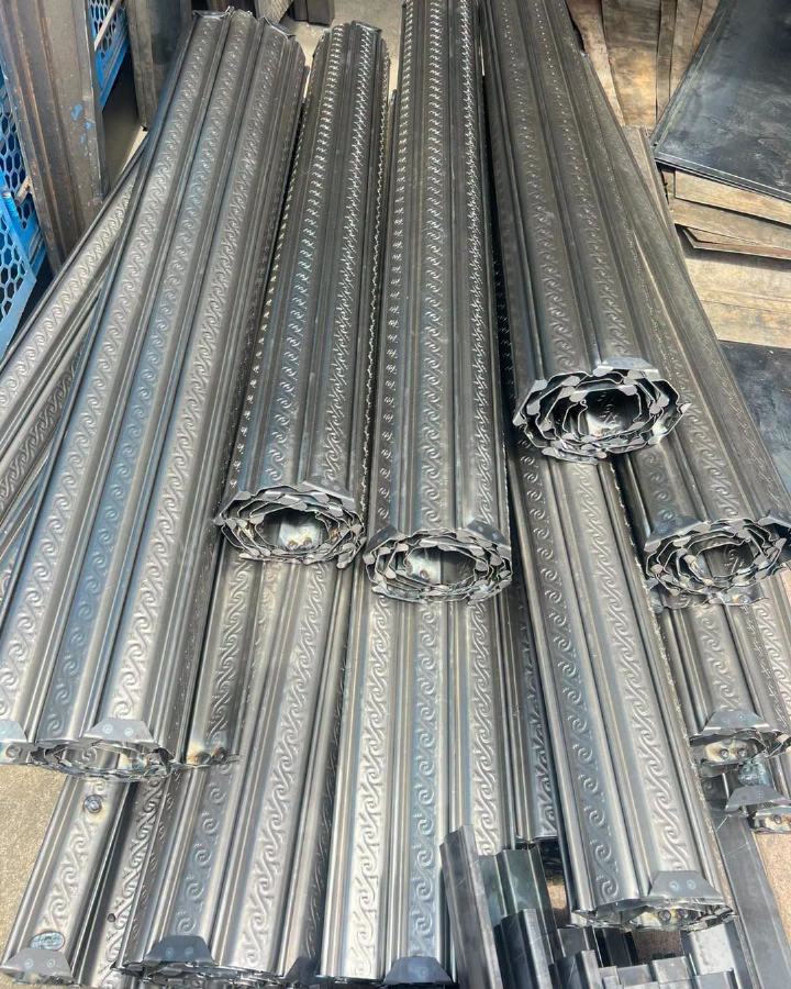 Embossed Decorative Steel Tubes