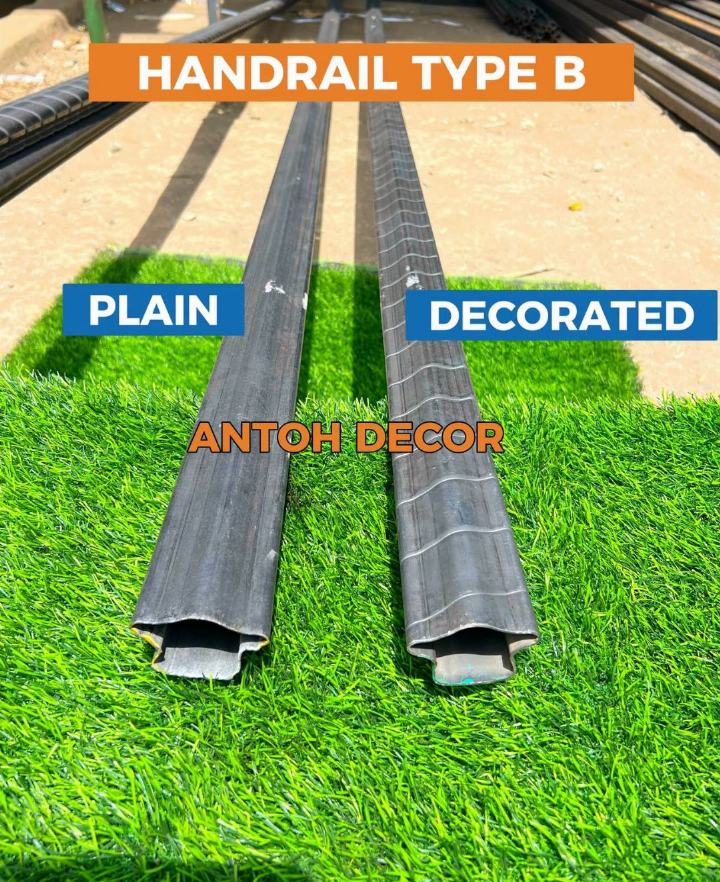 Plain & Decorated Steel Handrails – Type A & Type B (20 ft) — photo 3