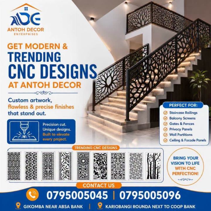 CNC Laser-Cut Balcony & Staircase Railings — photo 8