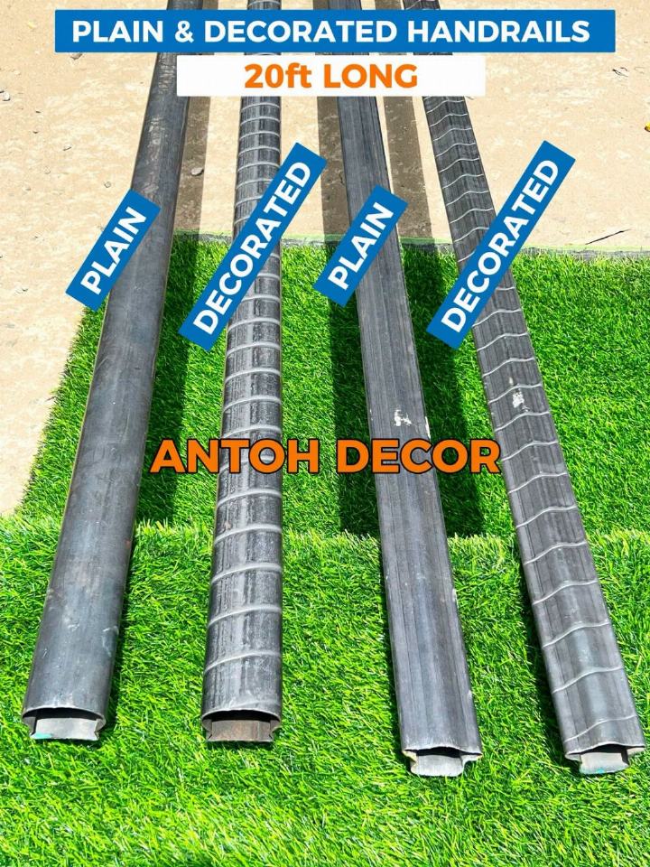 Plain & Decorated Steel Handrails – Type A & Type B (20 ft)