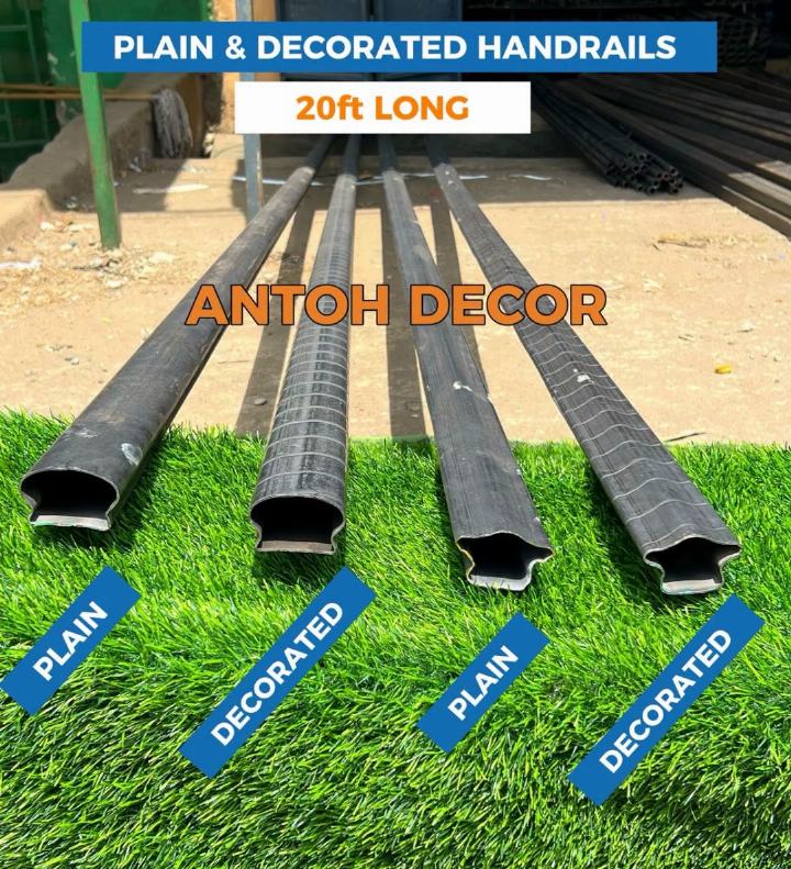 Plain & Decorated Steel Handrails – Type A & Type B (20 ft) — photo 5