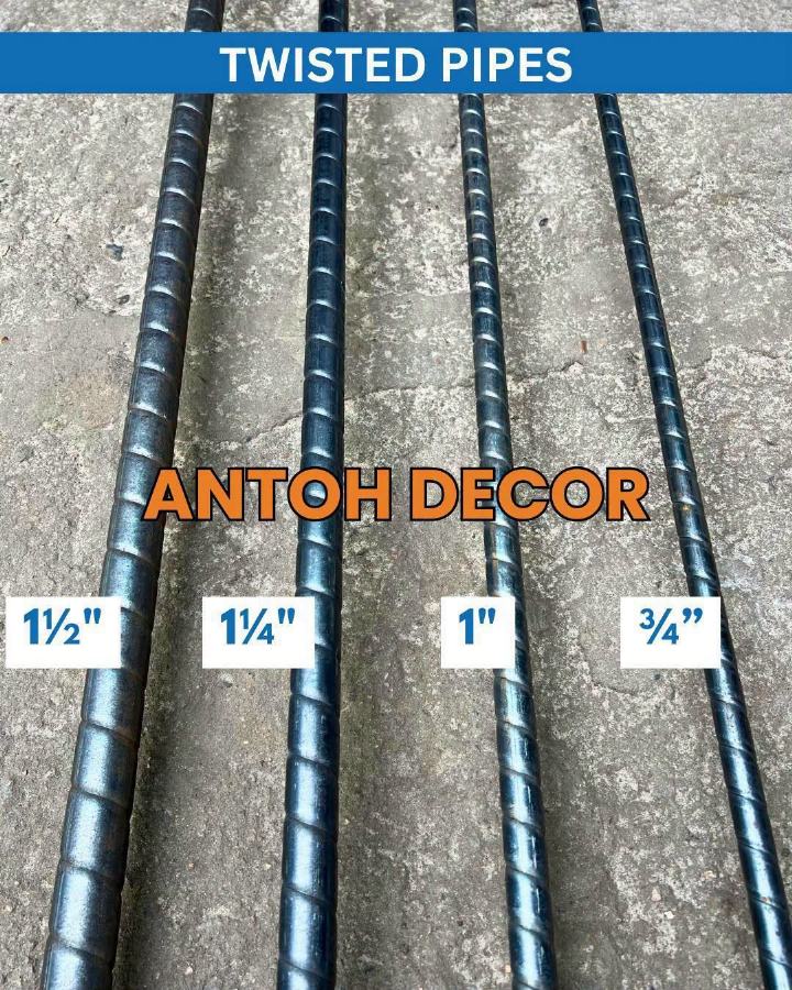 Twisted Pipes (¾″ – 1½″)
