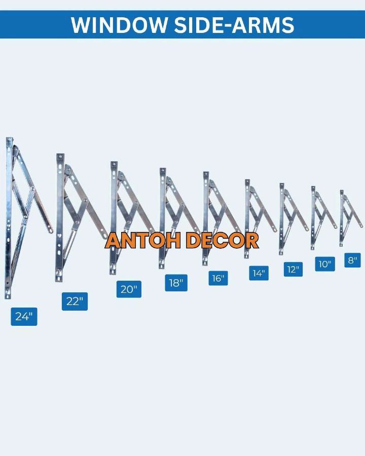 Window Side-Arms (8″ – 24″)