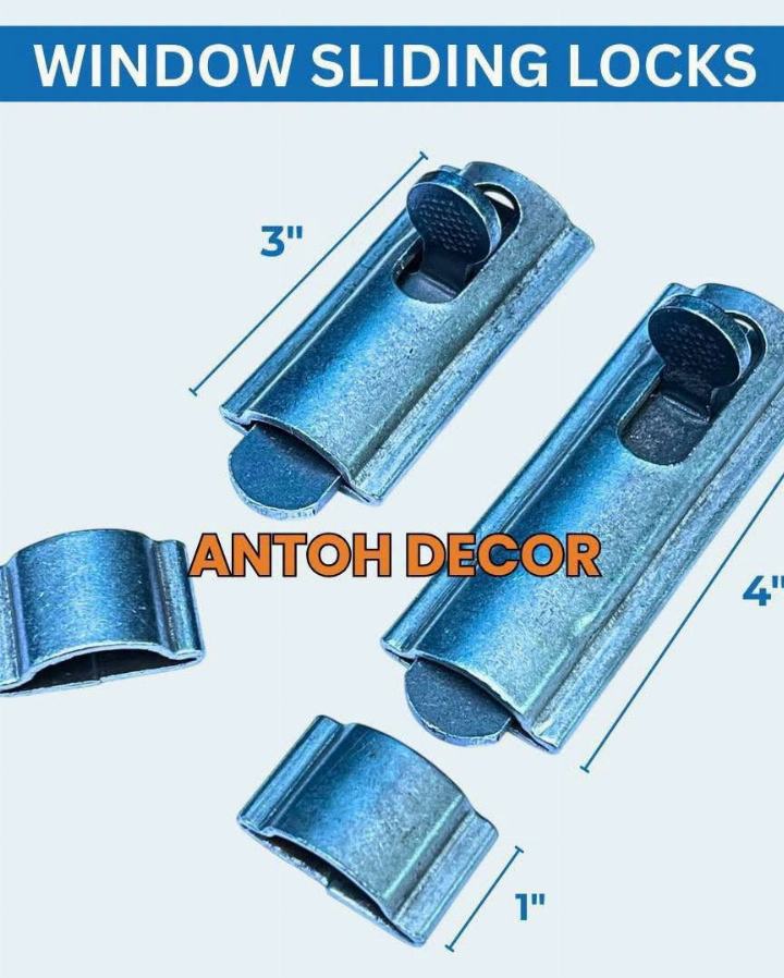 Window Sliding Locks (1″, 3″, 4″)